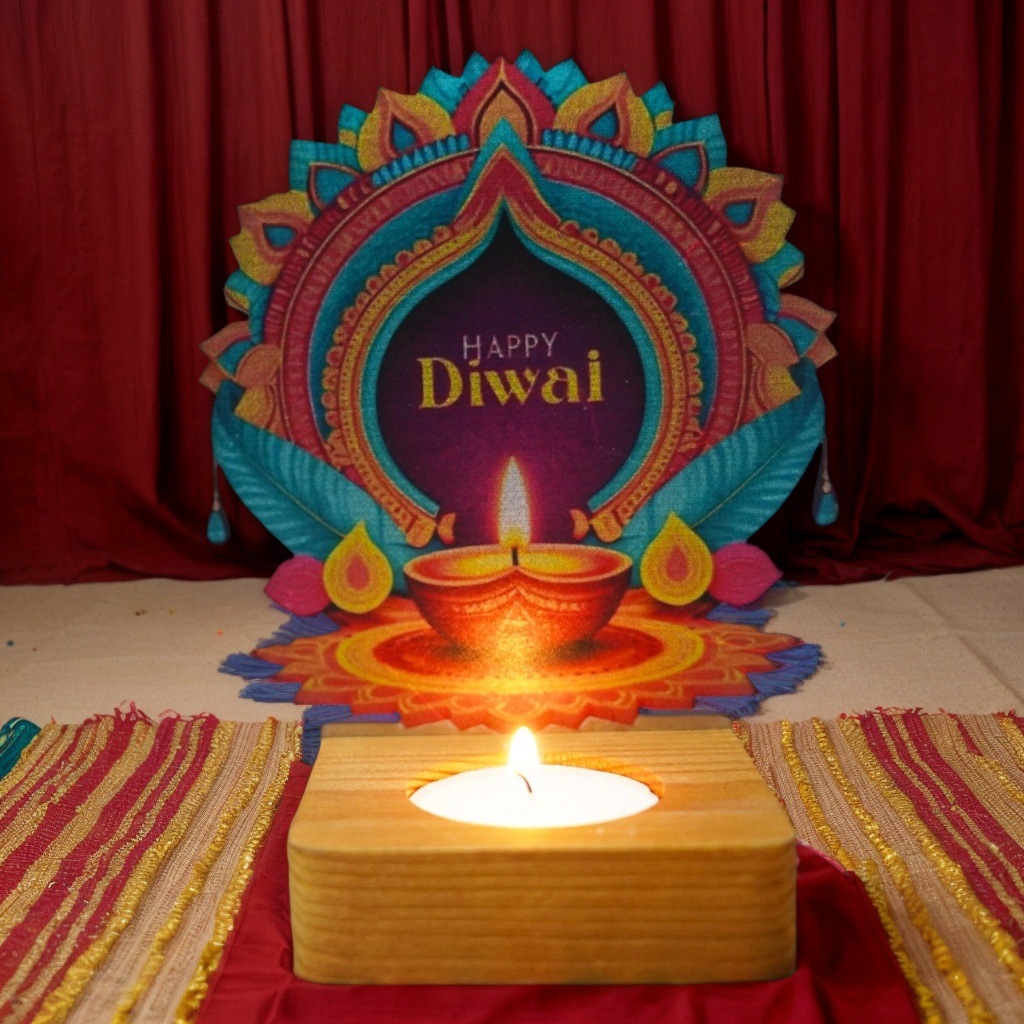 Decor Lighting India - Fabrika Hindistan Diwali Işık Festivali atmosferi