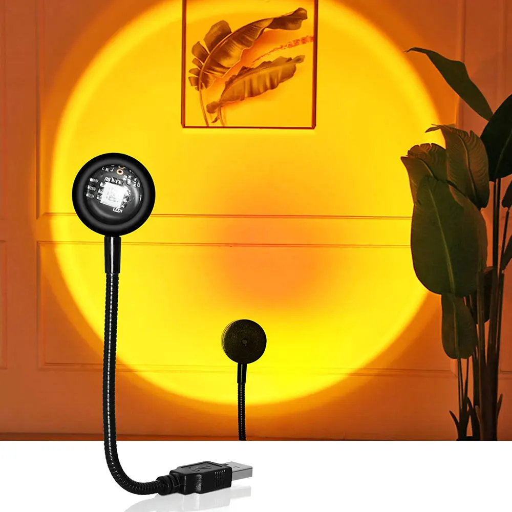 Sunset Lamp Projection - 1 Adet Gün Batımı Işığı Gökkuşağı