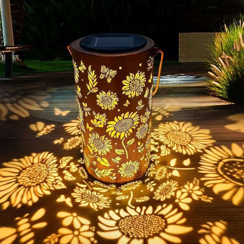 Yard Lighting Decor - Ayçiçeği Işık ve Gölge Işık Su