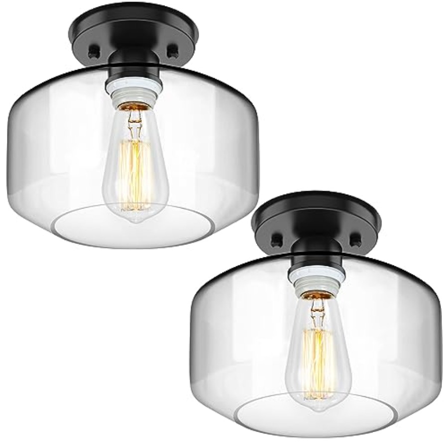 Pendant Light Shade - Yarı Gömme Tavan Lambası 2'li Paket,