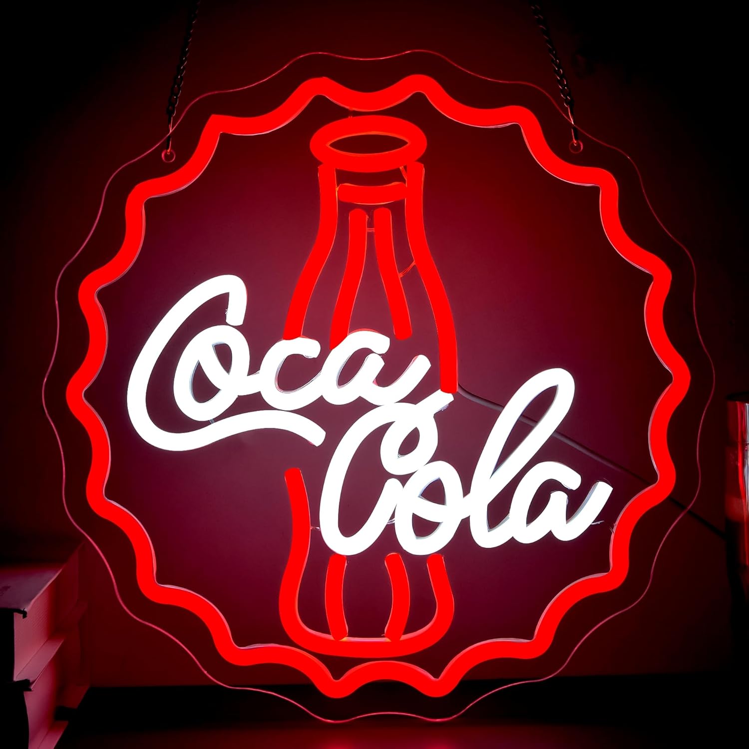 Wall Decor Lighting - Cola Neon Burcu Sanat Duvar Lambası