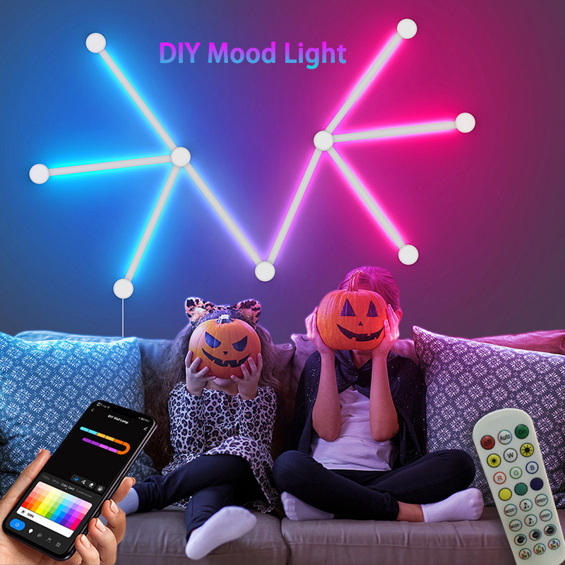 Wall Decor Lighting - Akıllı RGB Duvar Lambası, Müzik Partisi