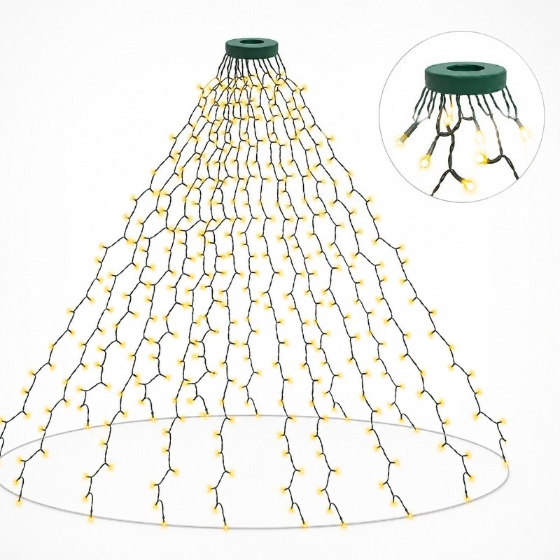 Lighting Tree Decor - Su Geçirmez USB LED Işık Zinciri,