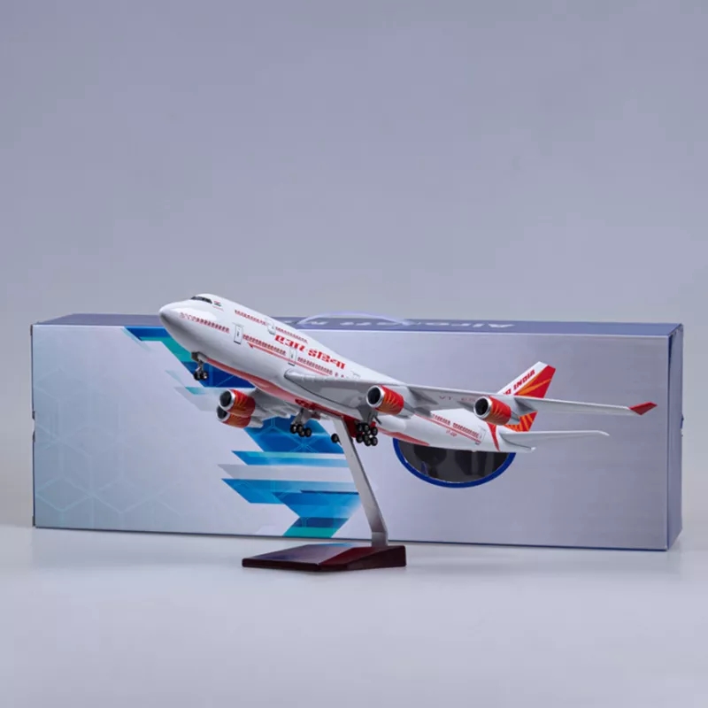 Decor Lighting India - 47cm Air India Airlines B747 Uçak