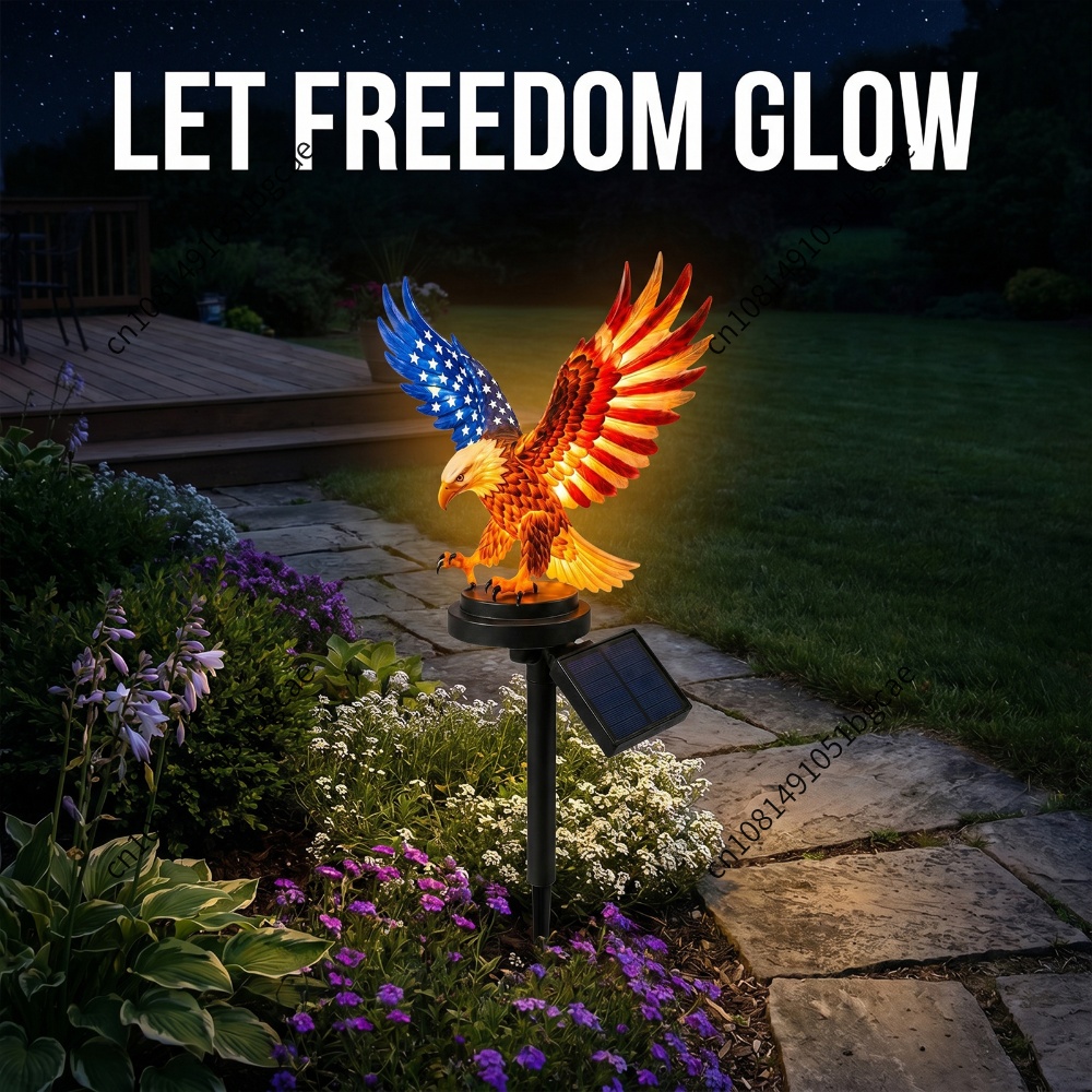 Yard Lighting Decor - Kartal Figürlü Bahçe Güneş Enerjili Bahçe