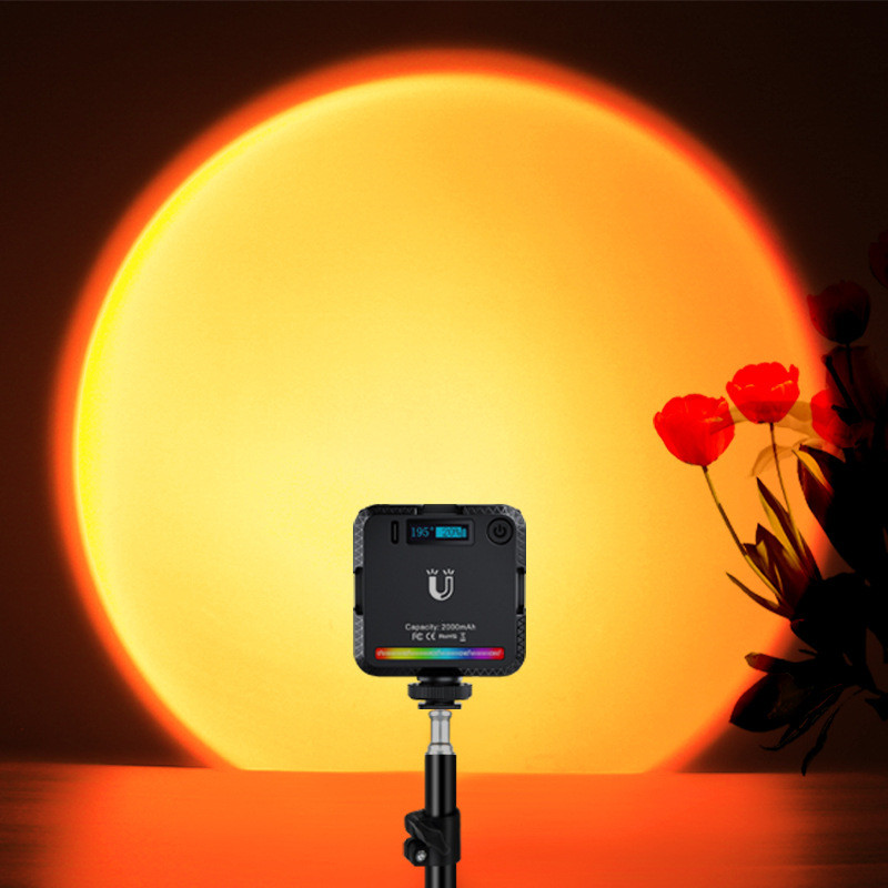 Sunset Lamp Projection - RGB Gün Batımı Lambası Video Işığı