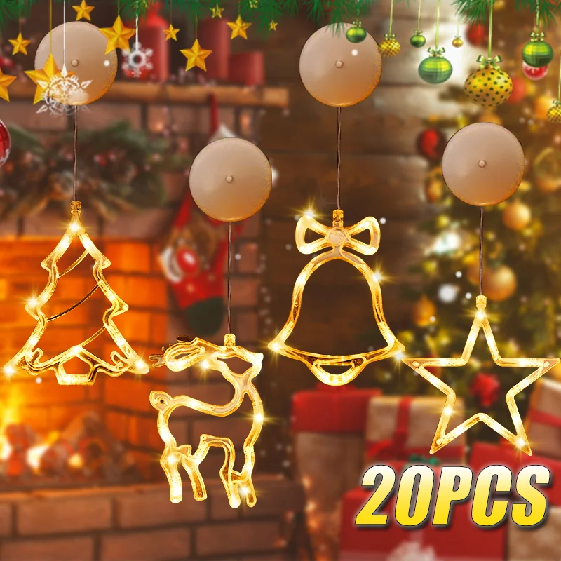 Lighting Tree Decor - 1-20 adet LED noel vantuz ışıkları