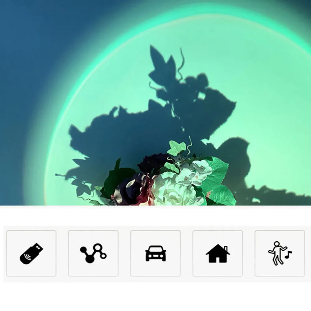 1 Adet Gün Batımı Işığı Gökkuş - Sunset Lamp Projection incelemesi ve fiyatı