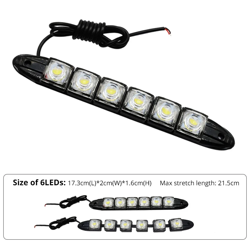2 adet LED su geçirmez DRL ışı - Ambient Led Strip incelemesi ve fiyatı