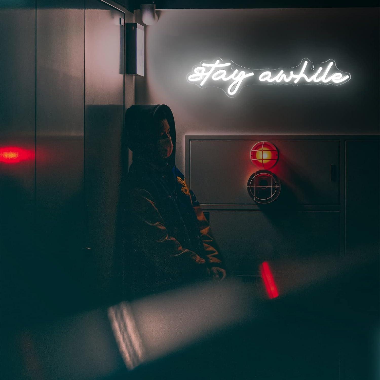 Bir süre kalın Neon Tabelalar  - Wall Decor Lighting incelemesi ve fiyatı