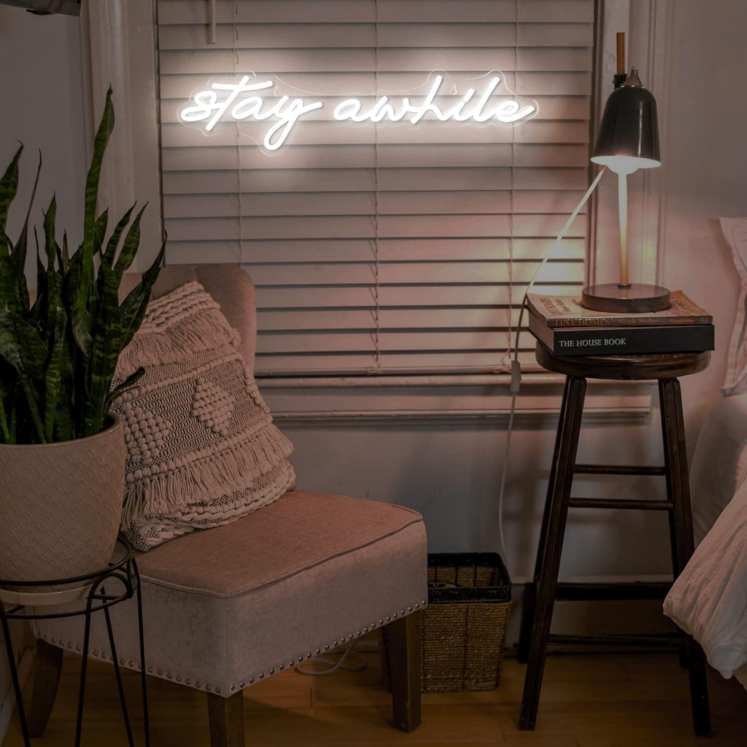 Bir süre kalın Neon Tabelalar  - Wall Decor Lighting incelemesi ve fiyatı