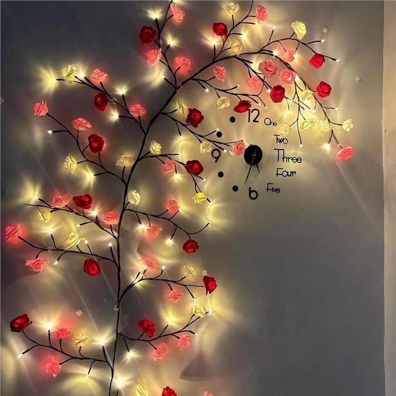 USB DIY Akçaağaç Gül Söğüt Asm - Wall Decor Lighting incelemesi ve fiyatı