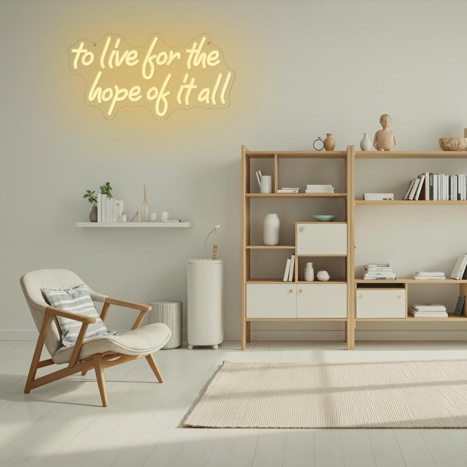 Her Şeyin Umutu İçin Yaşamak N - Wall Decor Lighting incelemesi ve fiyatı