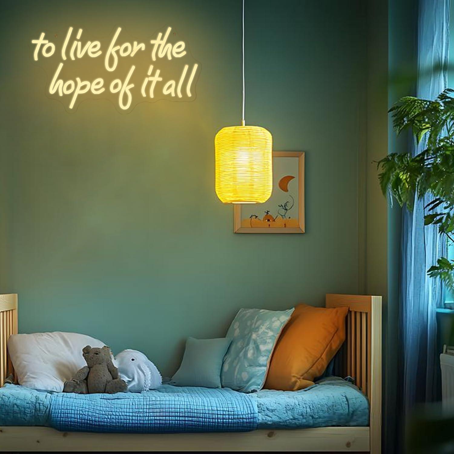 Her Şeyin Umutu İçin Yaşamak N - Wall Decor Lighting incelemesi ve fiyatı