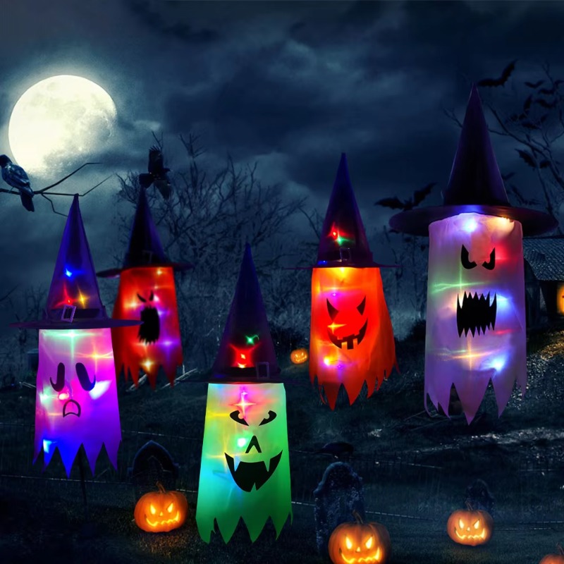 1 adet cadılar bayramı cadı şa - Decor Lighting & Decor Fires Photos incelemesi ve fiyatı