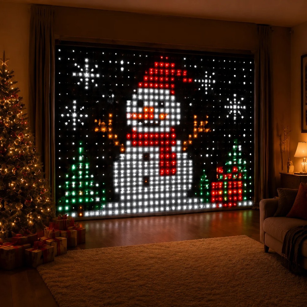 LED Piksel Perde Işıkları Blue - Lighting Decor For Home incelemesi ve fiyatı