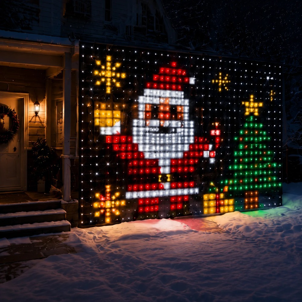 LED Piksel Perde Işıkları Blue - Lighting Decor For Home incelemesi ve fiyatı