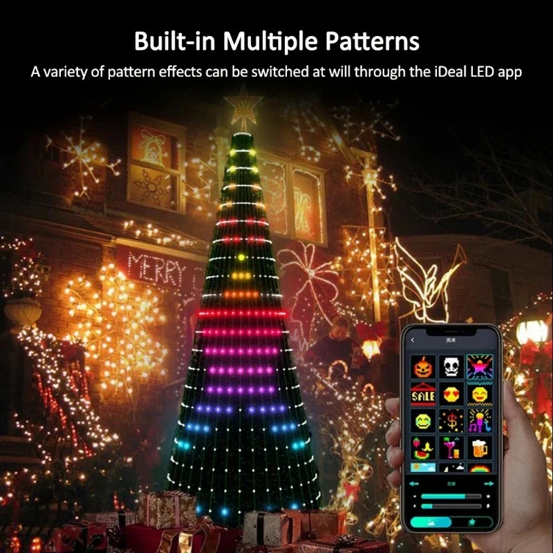 Noel Yıldızı Ağaç Işıkları RGB - Lighting Tree Decor incelemesi ve fiyatı
