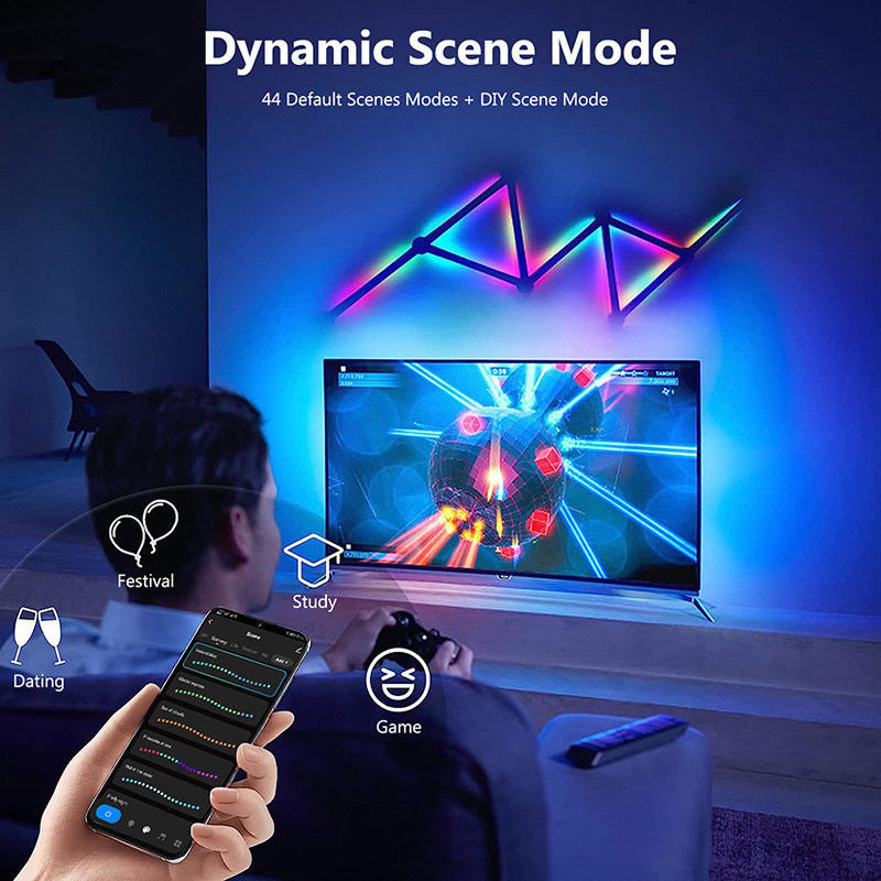 Akıllı RGB Duvar Lambası, Müzi - Wall Decor Lighting incelemesi ve fiyatı