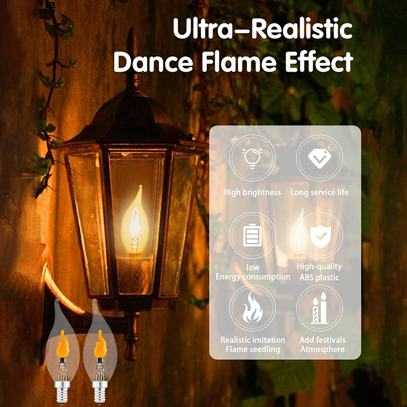 Titreşen Alev Ampulleri E12/E1 - Lighting Decor And More incelemesi ve fiyatı