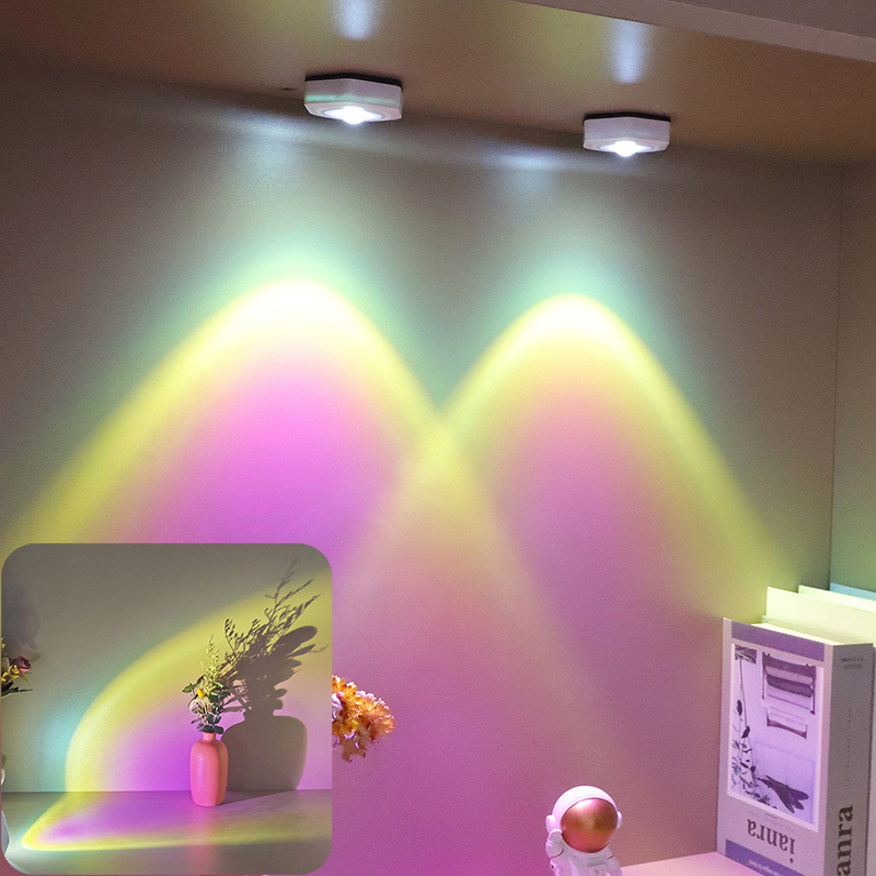 Yaratıcı altıgen kedi göz dola - Sunset Lamp Projection incelemesi ve fiyatı