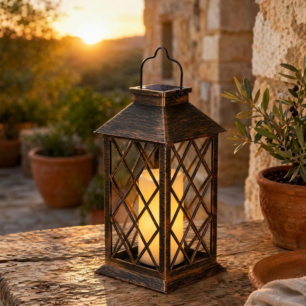 Retro Güneş Enerjili Fener, Dı - Yard Lighting Decor incelemesi ve fiyatı
