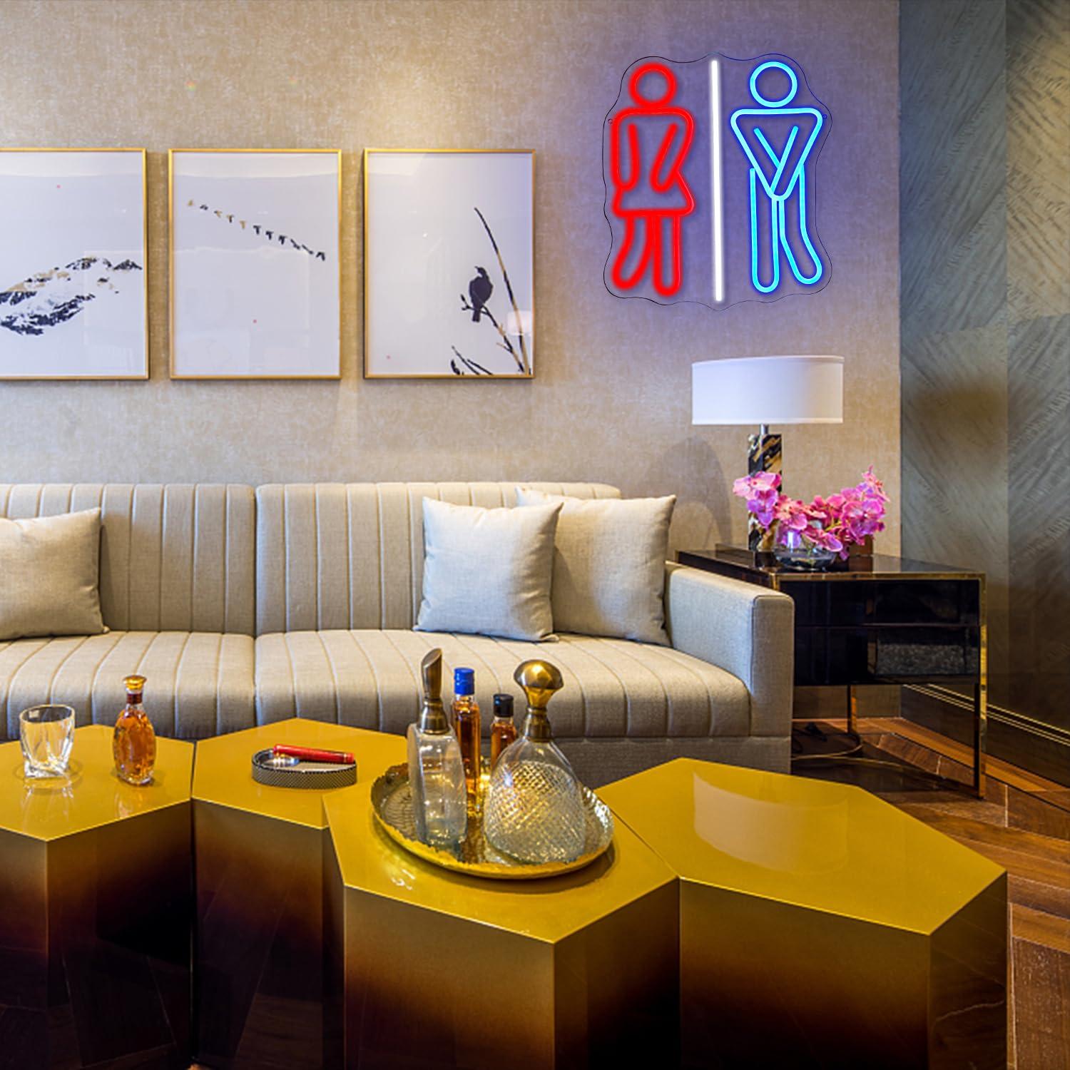 Tuvalet Neon Tabelaları Tuvale - Wall Decor Lighting incelemesi ve fiyatı