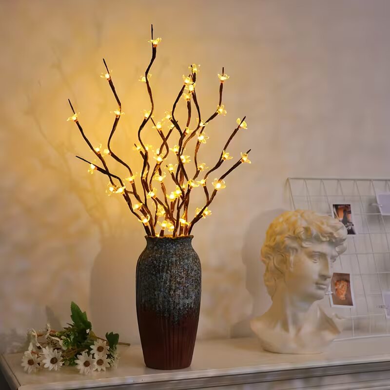 1/2 adet 20LED kiraz çiçeği ağ - Lighting Tree Decor incelemesi ve fiyatı