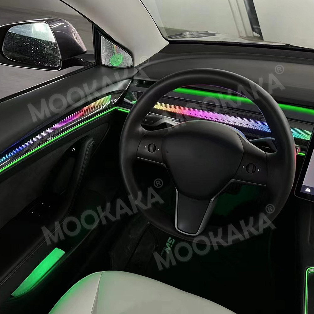 Tesla Model 3 Y Araba Ortam Iş - Decor Lighting India incelemesi ve fiyatı