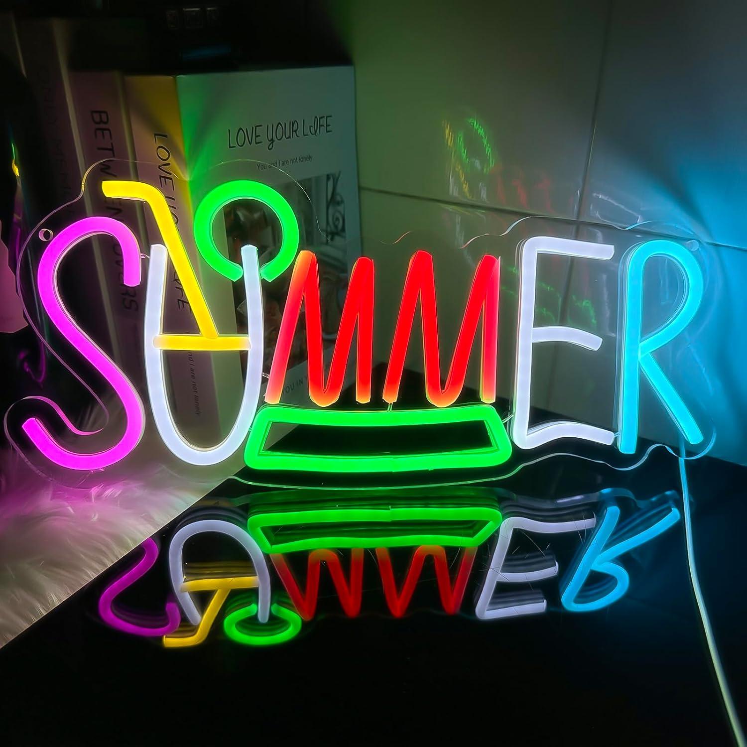 Yaz Neon Tabelası USB ile Çalı - Lighting Decor Rentals incelemesi ve fiyatı