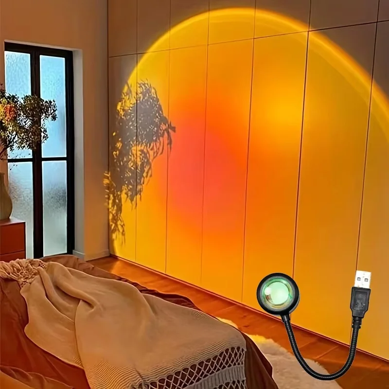 Mini USB ED Gün Batımı Lambası - Sunset Lamp Projection incelemesi ve fiyatı