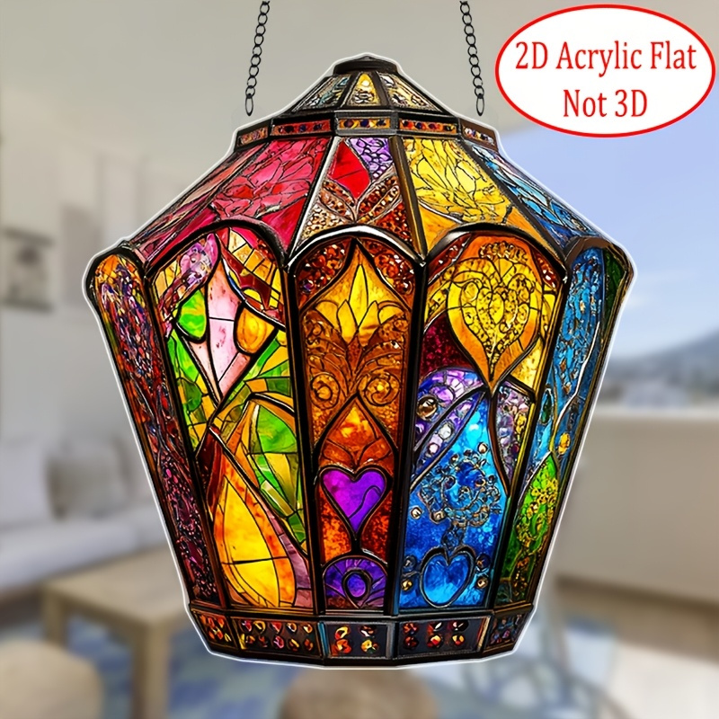 Bohem tarzı fener 2D akrilik ı - Unique Lighting Decor incelemesi ve fiyatı